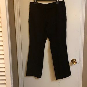 White House/Black Market black bootcut pants.